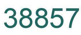 Número 38857 imagen verde