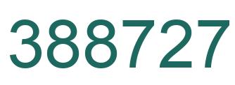 Número 388727 imagen verde