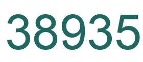 Number 38935 green image