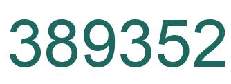 Number 389352 green image