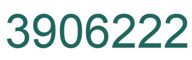 Number 3906222 green image