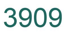 Number 3909 green image