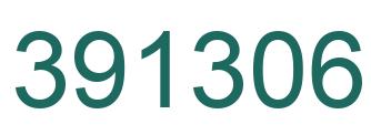 Number 391306 green image