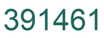 Número 391461 imagen verde