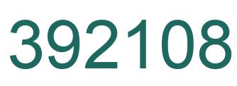 Número 392108 imagen verde