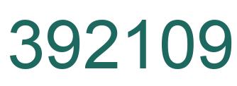 Número 392109 imagen verde