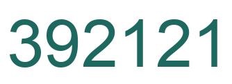 Número 392121 imagen verde