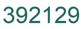 Número 392129 imagen verde