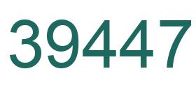 Número 39447 imagen verde