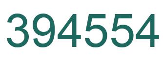 Número 394554 imagen verde