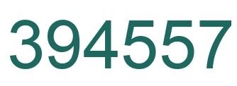 Número 394557 imagen verde