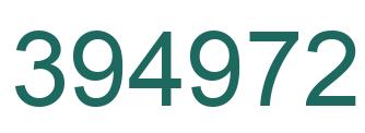 Número 394972 imagen verde