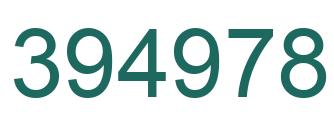 Número 394978 imagen verde