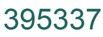 Número 395337 imagen verde