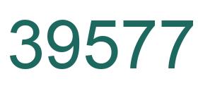 Número 39577 imagen verde