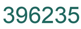 Number 396235 green image