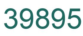 Número 39895 imagen verde