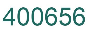 Number 400656 green image