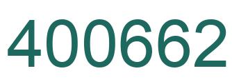 Número 400662 imagen verde