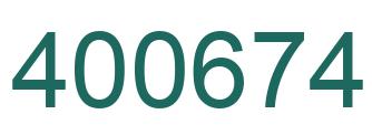 Número 400674 imagen verde