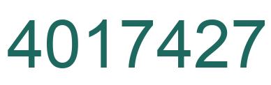 Número 4017427 imagen verde