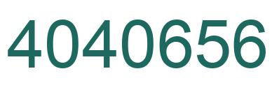 Número 4040656 imagen verde