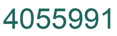 Número 4055991 imagen verde