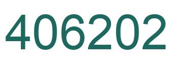 Number 406202 green image