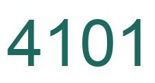 Número 4101 imagen verde