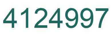 Número 4124997 imagen verde