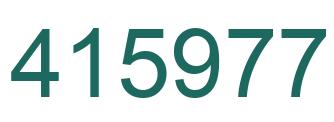 Número 415977 imagen verde