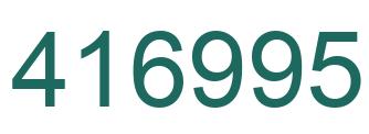 Número 416995 imagen verde