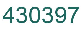 Número 430397 imagen verde
