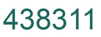 Número 438311 imagen verde