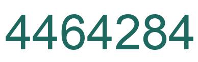Número 4464284 imagen verde