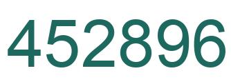 Número 452896 imagen verde