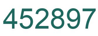 Número 452897 imagen verde
