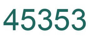 Número 45353 imagen verde