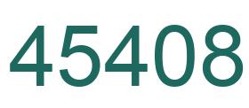 Número 45408 imagen verde