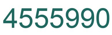 Number 4555990 green image