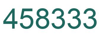 Número 458333 imagen verde