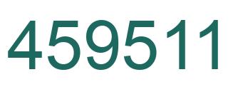 Número 459511 imagen verde