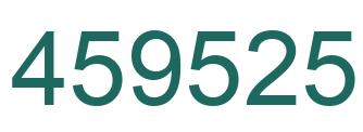 Número 459525 imagen verde