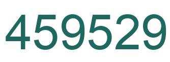 Number 459529 green image