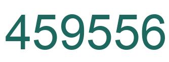 Number 459556 green image