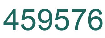 Número 459576 imagen verde