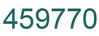 Número 459770 imagen verde