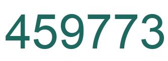 Number 459773 green image