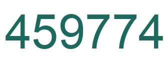 Número 459774 imagen verde