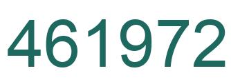 Número 461972 imagen verde